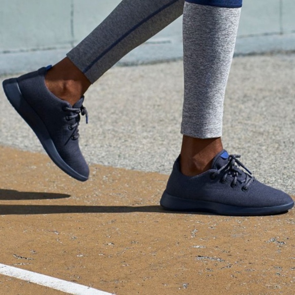Navy Allbirds Wool Runners